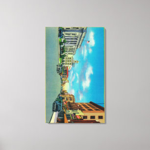 Fourth Street in Santa Rosa, CASanta Rosa, CA Canvas Print
