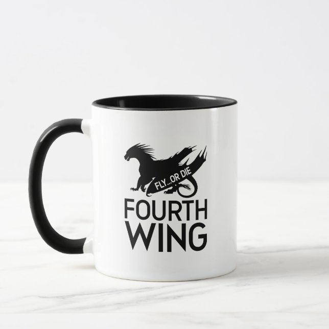 Fourth Wing - Fly Or Die Mug (Left)