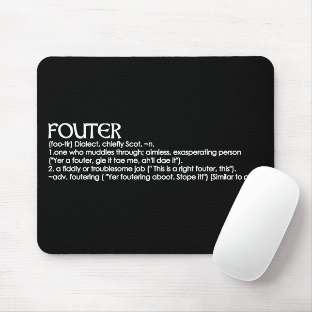 Fouter Mouse Mat (With Mouse)