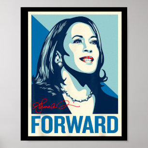 Foward Kamala Portrait  Poster