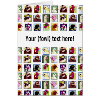 Fowl birds: Fowls (chicken, duck, goose, turkey)