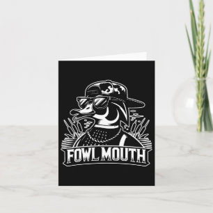 Fowl Mouth Duck Hunter Card