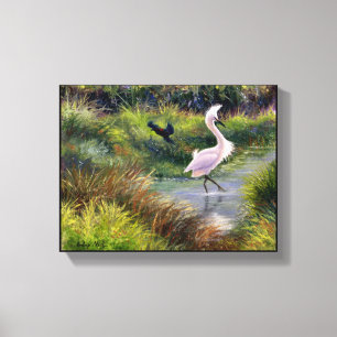 "Fowl Territory" Gallery Wrapped Canvas Print