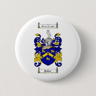 FOWLER FAMILY CREST -  FOWLER COAT OF ARMS 6 CM ROUND BADGE
