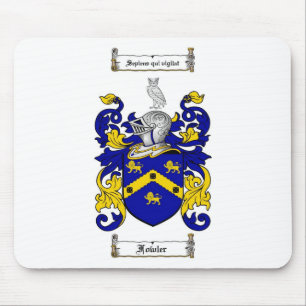FOWLER FAMILY CREST -  FOWLER COAT OF ARMS MOUSE MAT