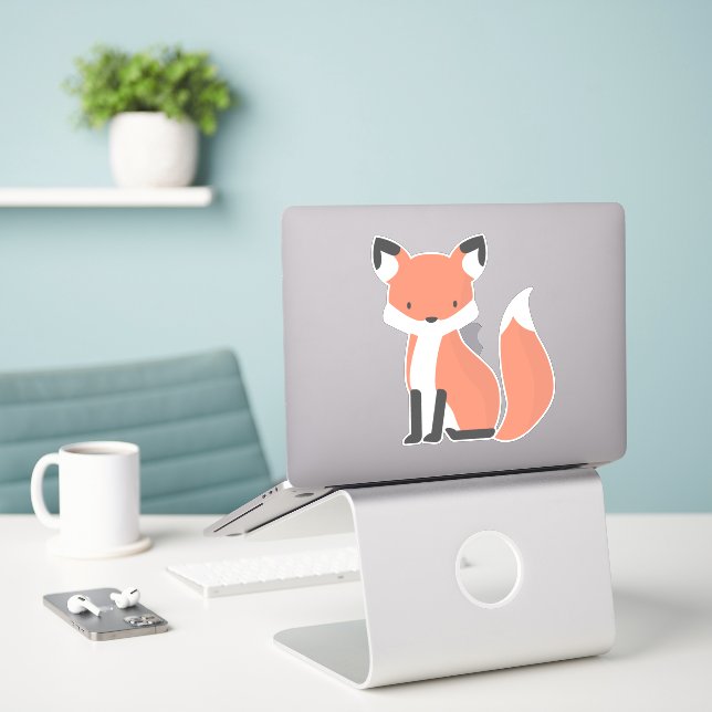 Fox (Laptop On Desk)