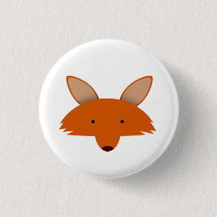 Fox 3 Cm Round Badge