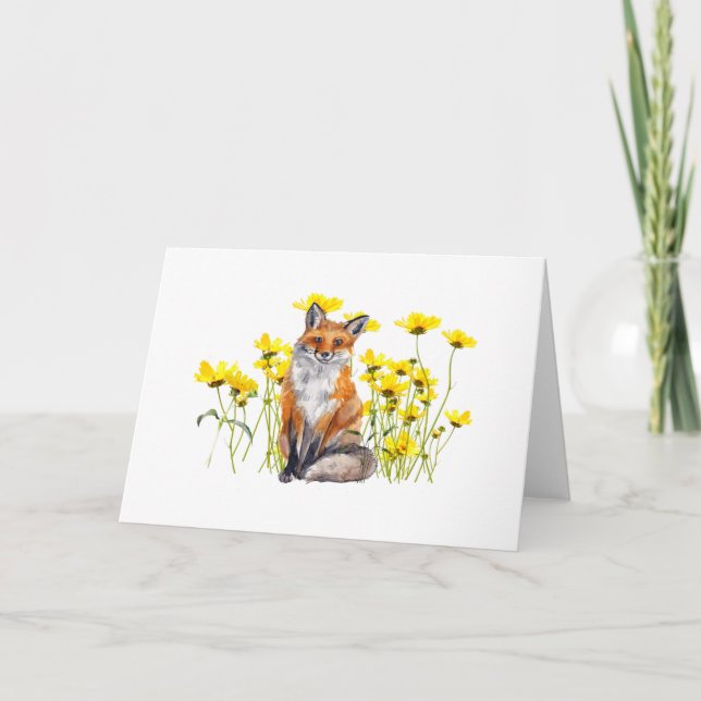 Fox All Occasion Notecard (Front)
