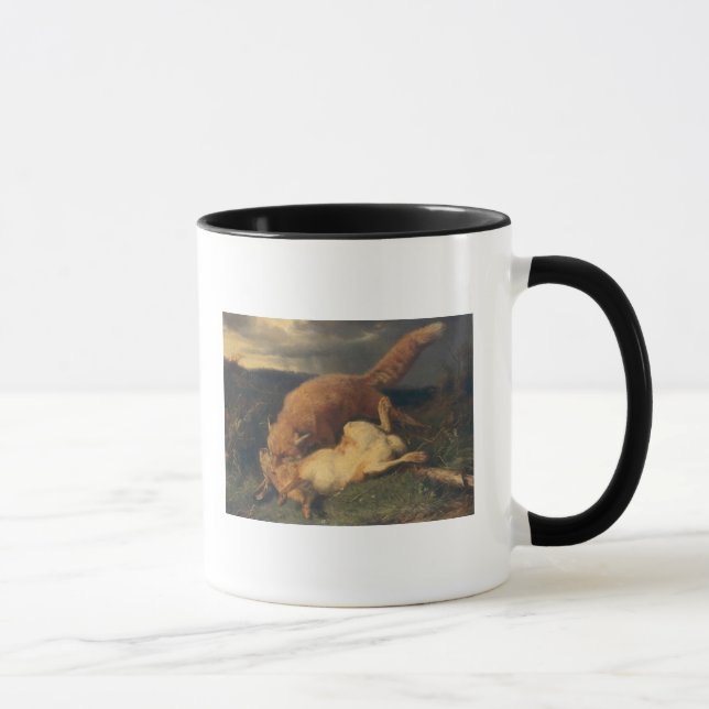 Fox and Hare, 1866 Mug (Right)