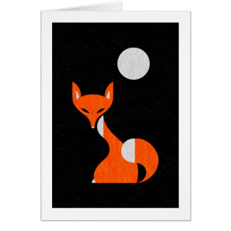 fox and moon
