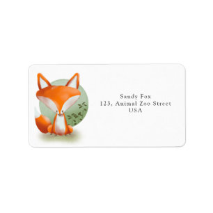 Fox and mooning label