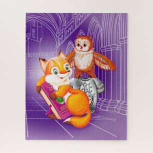 fox and owl jigsaw puzzle
