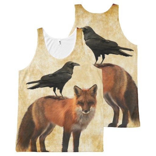 Image of fox and raven All-over Print Tank Top