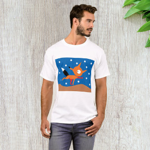 Fox And Stars Mens T-Shirt