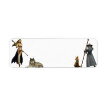 fox and wolf with figures v 2 label