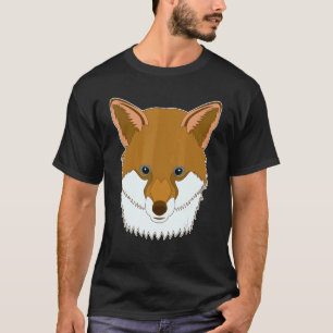 Fox Animal Cool Print Predator Hunter Motif Imprin T-Shirt