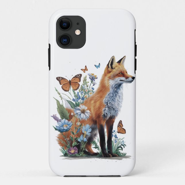 Fox Animal Lovers Forest Case-Mate iPhone Case (Back)