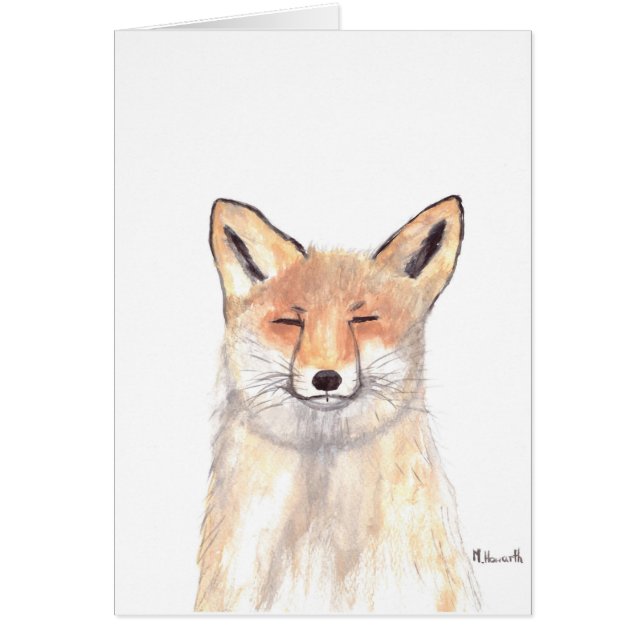 Fox animal nursery art (Front)