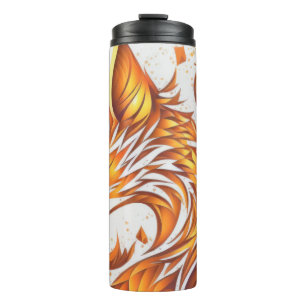 Fox Animal Portrait Nature Wildlife Painting Thermal Tumbler