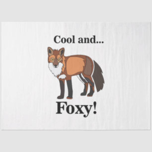 Fox Animal Wildlife Foxy Birthday Tissue Paper