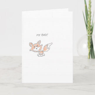 Fox apologising card