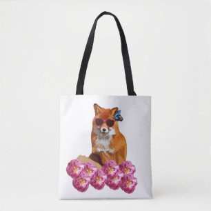 Fox Art Tote All Over Print Bag