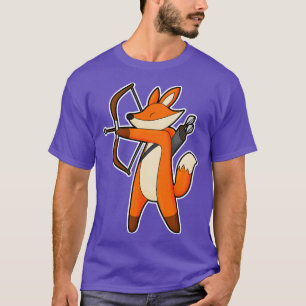 Fox as Archer with Arrow Bow T-Shirt