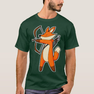 Fox as Archer with Arrow Bow T-Shirt