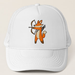 Fox as Archer with Arrow & Bow Trucker Hat