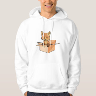 Fox as Baby in Box Hoodie