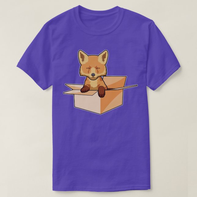 Fox as Baby in Box T-Shirt (Design Front)