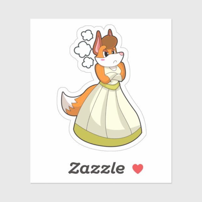 Fox as Bride with Wedding dress.PNG (Sheet)