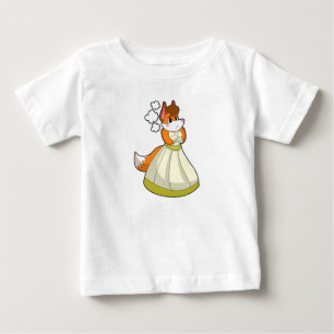 Fox as Bride with Wedding dress.PNG Baby T-Shirt
