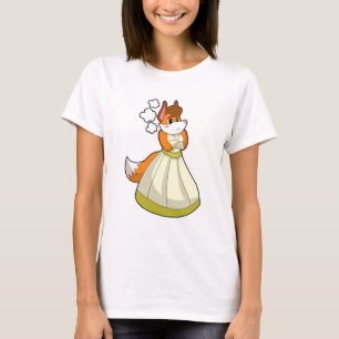 Fox as Bride with Wedding dress.PNG T-Shirt