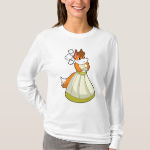 Fox as Bride with Wedding dress.PNG T-Shirt