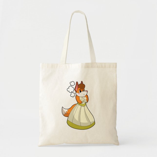 Fox as Bride with Wedding dress.PNG Tote Bag (Front)