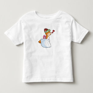 Fox as Bride with with Wedding dress & Flower wrea Toddler T-Shirt
