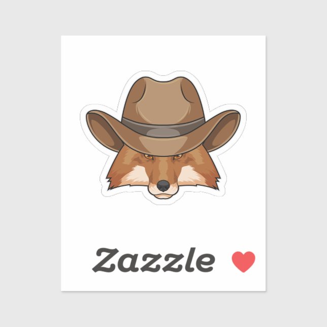 Fox as Cowboy with Hat (Sheet)