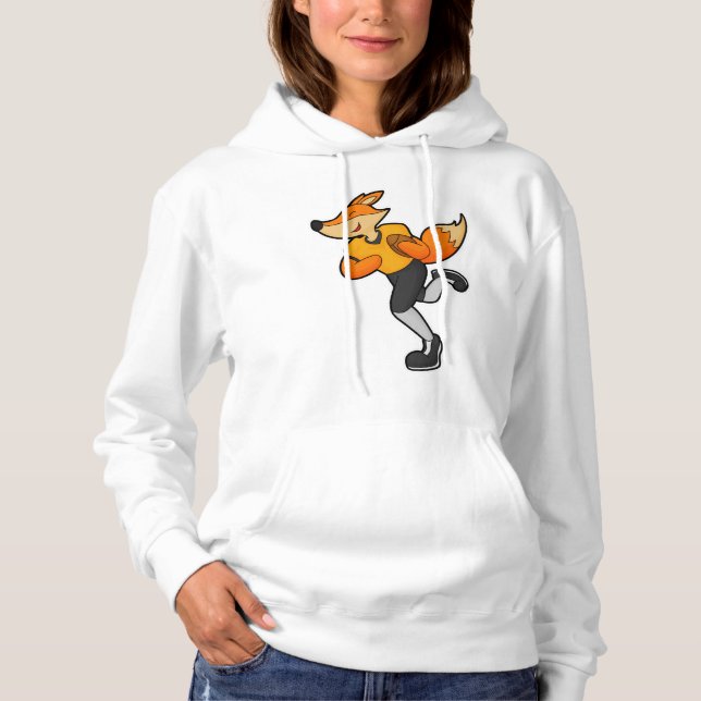 Fox as Football player with Football Hoodie (Front)