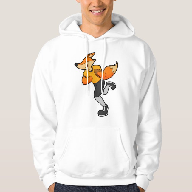 Fox as Football player with Football Hoodie (Front)