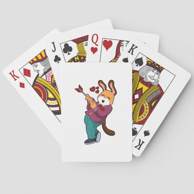 Fox as Groom with Suit Playing Cards (Back)