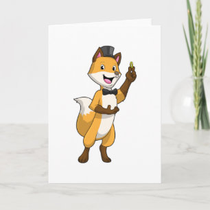 Fox as Groom with Wedding ring Card