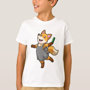 Fox as Hairdresser with Scissors T-Shirt