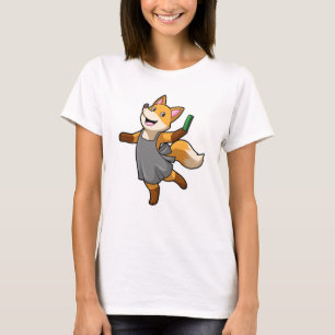 Fox as Hairdresser with Scissors T-Shirt