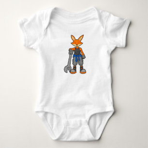 Fox as Mechanic with Spanner Baby Bodysuit