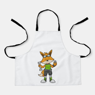 Fox as Mechanic with Wrench & Nut Apron
