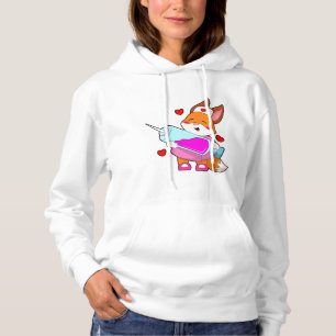 Fox as Nurse with Syringe Hoodie