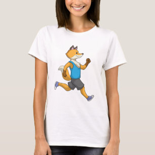 Fox as Runner at Running T-Shirt
