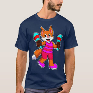 Fox as Singer with Microphone 2 T-Shirt