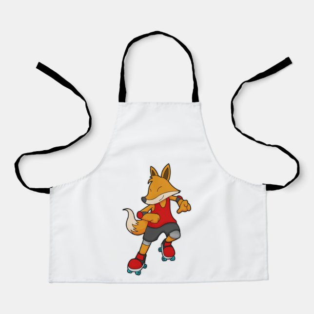Fox as Skater with Roller skates Apron (Front)